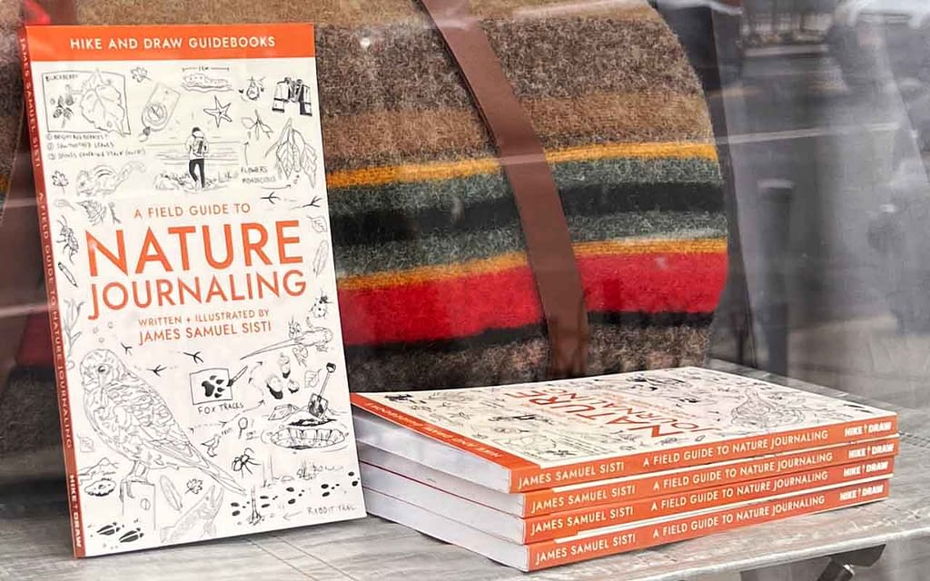 A Field Guide to Nature Journaling Store Window