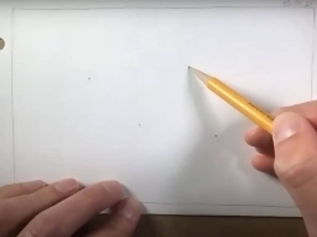 how to draw a butterfly - step 1