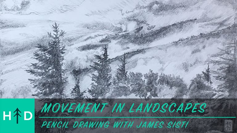 How to Create Movement in Landscape Drawings