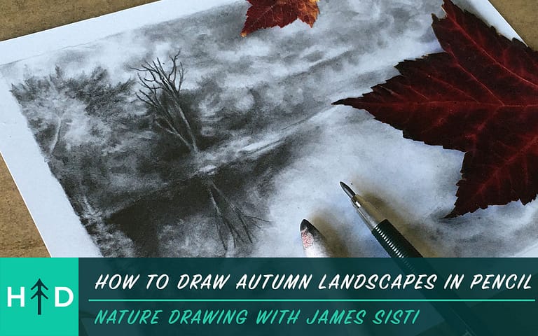 How to Draw Autumn Landscapes With Pencil