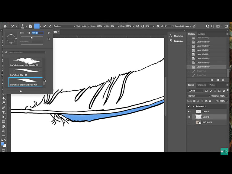 Digital Drawing Tutorial [FREE Video Tutorial]